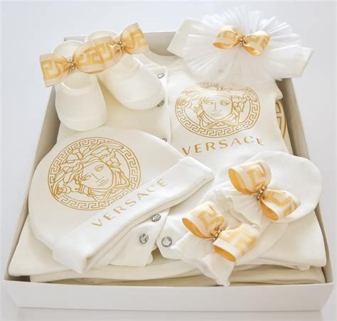 versace baby gifts and hampers|Versace designer baby dresses.